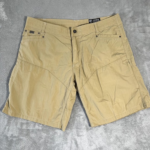 Kuhl Other - Kuhl Mens Cargo Shorts Size 40 Nylon Blend Hiking Trail Utility Pockets Stretch